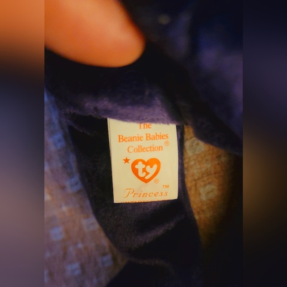 PRINCESS Diana with cape 1997 Beanie Baby bear collection - Picture 6 of 8